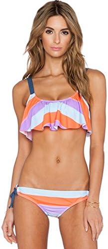 PEEYOO Women Padded Bikini with Steel Prop Swimwear Swimsuit Size M