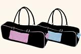 Wai Lana Urban Yoga Bag Black With Blue Trim, Carrying Bags, Yoga, Yoga & Pilates