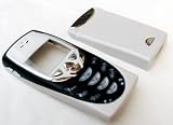 KMS - OEM Nokia 8310 Style-up Housing Keyboard Fascia cover for the 8310 - SILVER PART BLACK