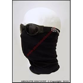TOUR DE COU / MASQUE / CAGOULE 12 EN 1 "BLACK PANTHER" - AIRSOFT / PAINTBALL / MOTO / OUTDOOR