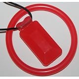 41klvq2ZkFL. SL160  Necklace and Bracelet with Rectangle Slide in Chili Pepper Red Reviews