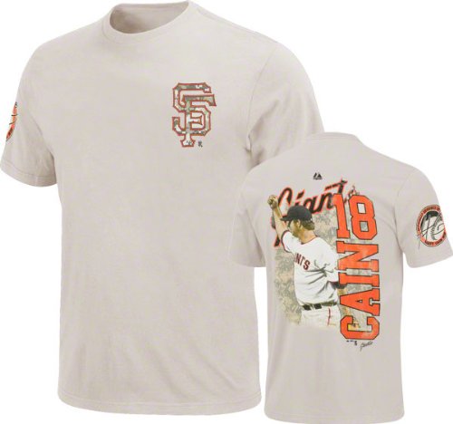 Matt Cain San Francisco Giants Majestic Player Designed Signature Series T-Shirt