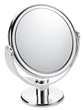 Floxite Fl-83fmc 8x Magnifying 8x / 3x Vanity Mirror, Chrome, Frosted White