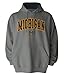 NCAA Michigan Wolverines Hooded Sweatshirt, Dark Ash, XX-Large