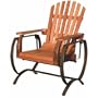 Adirondack Glider Chair (Natural) (41"H x 31"W x 31"D)