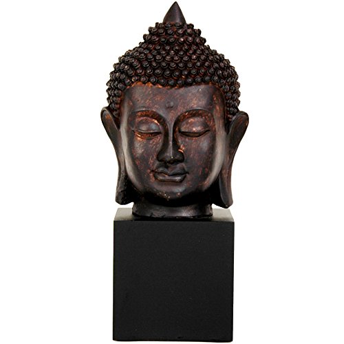 Oriental Furniture 10" Thai Buddha Head Statue