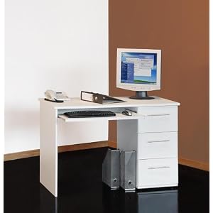 4506 - Computertisch, in weiß 4506 - Computertisch, in weiß