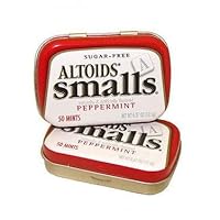 Altoids Sugar Free Small Mints - Peppermint, 50 mints, pocket size tin, 9 count