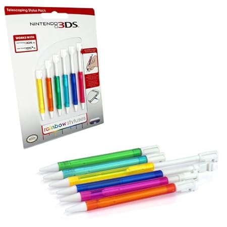 Nintendo Licensed Universal Rainbow Stylus (Nintendo 3DS XL/3DS/DSi XL/DSi)