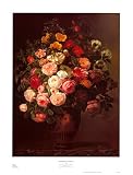 Rosa Rosen in einer Vase von Johan Laurentz Jensen, 69x87