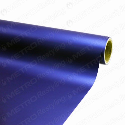 3in x 5in (SAMPLE SIZE) Avery SW900 Supreme Matte Brilliant Blue Metallic Vinyl Car Wrap Film