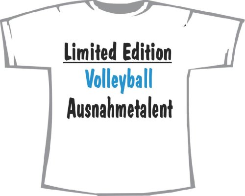 Limited Edition, Volleyball Ausnahmetalent; T-Shirt weiß