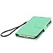 Galaxy S4 Case,By Ailun(TM),Samsung Galaxy i9500 Wallet Case,Card Holder Case,Premium PU Leather,Flip Case Cover[Mint Green]