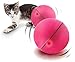 YOGAODOG Interactive Cat Toys, Electronic Auto Motion LED Ball Pet Toy, Red