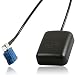 Produkt-Bild: 5m externe aktive GPS-Antenne mit FAKRA Anschluss 90&deg; abgewinkelt (z.B. AUDI RNS-E, Blaupunkt Travelpilot EX, Seat RNS2, VW RNS2, RNS300) mit Magnetfu&szlig;
