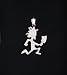 Insane Clown Posse Rhinestone Hatchetman Pendant