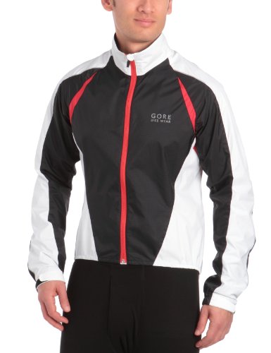 GORE BIKE WEAR Herren Jacke CONTEST 2.0 WINDSTOPPER&reg; Active Shell, black/red, M