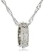 The Vatican Library Collection Silver-Tone Cross Ring Pendant Necklace, 16