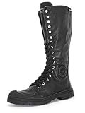 Pataugas - Bottes &agrave; lacets Alto noir (36)