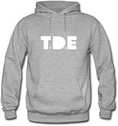 Diy -Mens TDE- Hip Hop Pullover&amp; Sweatshirts&amp; Hoodie&amp; Jacket Medium Gray