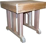 100% Red Cedar Bench - 18 x 18