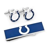 Indianapolis Colts Cufflinks and Money Clip Gift Set-CLI-PD-INDY-CM