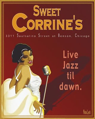 Sweet Corrine's - Art Print - 40.6x50.8cm - Art247.com Poster Print