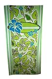 Beach Towel Hibiscus Surfboard - Kiwi