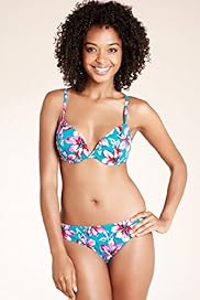 Ditsy Floral Print Underwired Bikini Top