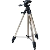 SUNPAK 620-080 TRIPODS WITH 3-WAY PANHEAD (FOLDED HEIGHT: 20.8″; EXTENDED HEIGHT: 60.2″; WEIGHT: 2.3 LBS; INCLUDES 2ND QUICK-RELEASE PLATE)