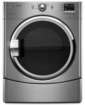 Performance Series 6.7 cu. ft. King Size Capacity Electric Dryer GentleBreeze Drying System 6 Temperature Settings in Lunar Silver