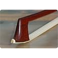 Violin Bow Pernambuco Wood Full Size 4/4, Ebony Frog