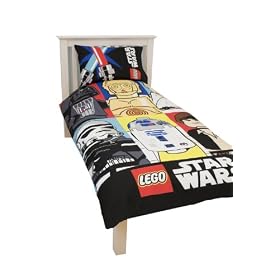 Character World Lego Star Wars Bricks Single Panel Duvet Set