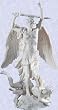 St Michael Saint angel statue marble Archangel devil