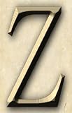 Monogrammed Textured Tile: Z Free Shipping!