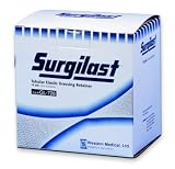 Surgilast Tubular Elastic Bandage Retainer - 25 yard roll (stretched) - White - 4" 25 yd roll (stretched) hand, arm, leg, foot White