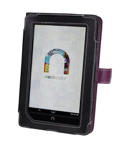 More of Cover-Up Barnes & Noble Nook Color / Nook Tablet Leather Case (Book Style) - Purple,get ebooks free,get free books,get free ebooks