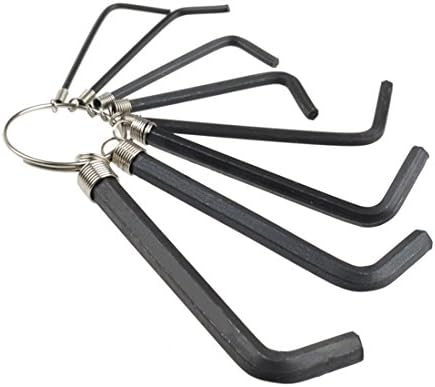 Yanun 8 in 1 Bicycle Bike Torque Wrench Allen Key Tool Set Kit - Black