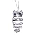 Gillberry Womens Necklace, Lady Women Vintage Silver Owl Pendant Necklace Best Gift For XMAS