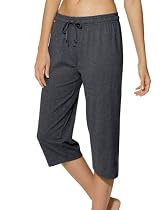 Champion Women's Jersey Capri, Granite Heather, Small
