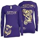 Ed Hardy Death Of Love & Roses Spclty L/S T - Wome