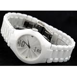 Oniss #ON8880-L7 Women's White C Swiss Ceramic Collection Watch