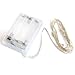 KW-Light Micro LED 20 Pink Color Lights Battery Operated on 7ft Long Silver Color Ultra Thin String Wire