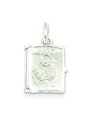 Sterling Silver Passport Charm Pendant Travel Jewelry
