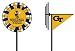 College Outdoor Lawn Wind Spinner