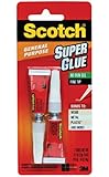 Scotch Super Glue Gel, 0.07-Ounce, 2-Pack