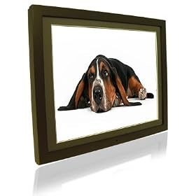 Pictorea 8" Digital Photo Frame (Black edge & black insert)