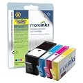 HP 920XL Cyan / Magenta / Yellow / Black Multipack - 4 Compatible Printer Ink Cartridges for Officejet 6500 Plus Wireless 6000 7000 7000Wide 6500A e-All-in-One 7500A Format 6000Wide 6500Wide 7000AIO 6000SE 6500SE 6000AIO 6500AIO 7000SE - WITH CHIP