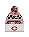 New Era NFL Chicago Bears Women's Winter Cutie Knit Beanie, One Size, White/Team Color