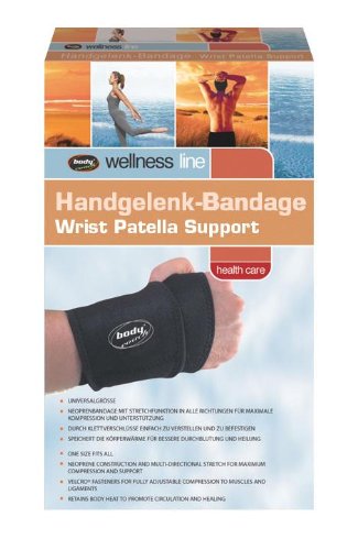  Body coach Bandage poignet réglable Gris/Noir